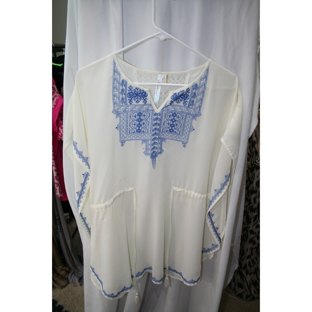Andree Blue Womens Blouse